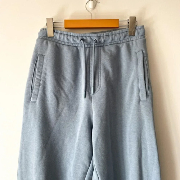 Zara Oversized Lounge Sweatpants Joggers Powder Blue Sz  Small - Picture 3 of 6